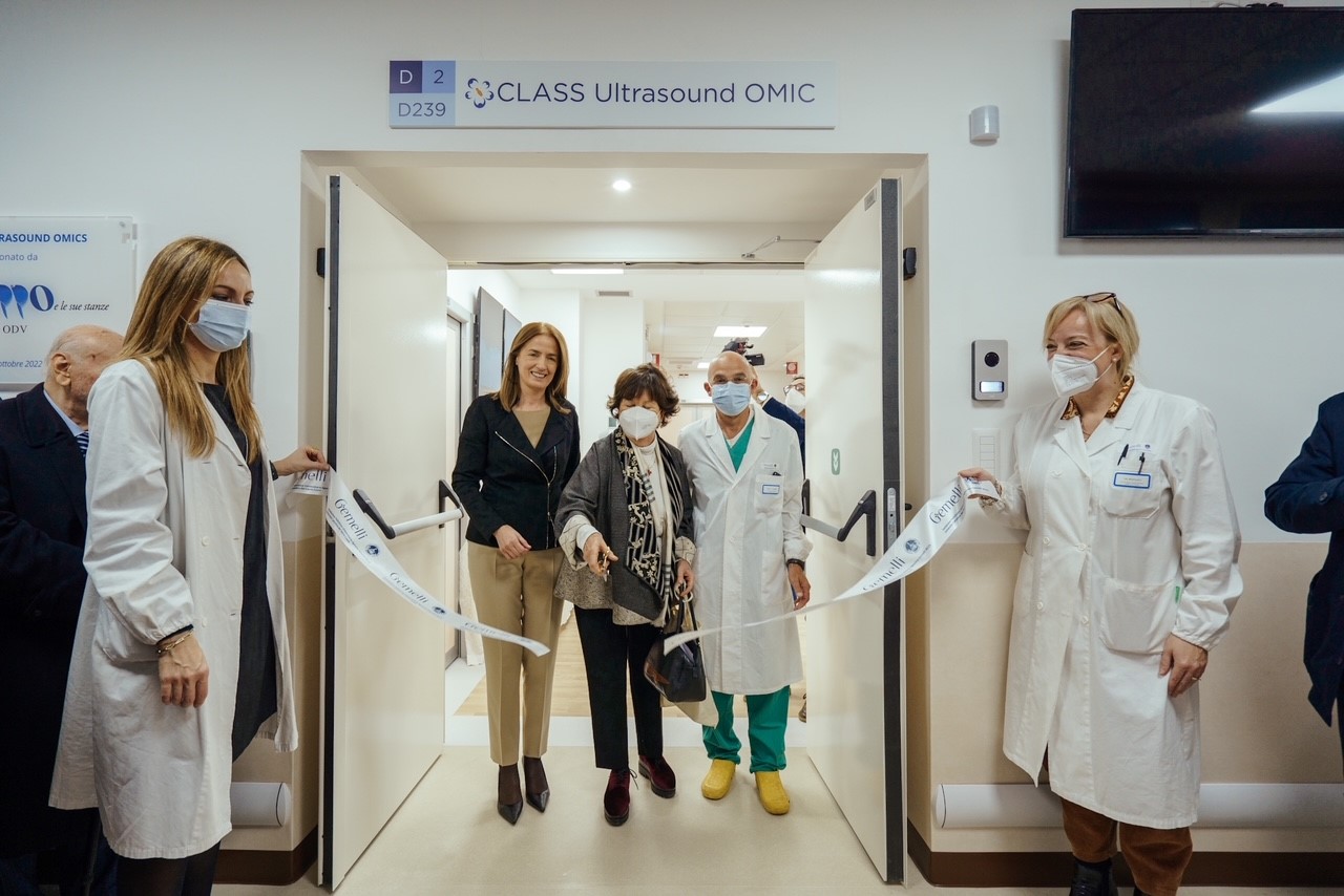 Taglio del nastro di Class Ultrasound Omic 12 gennaio 2023